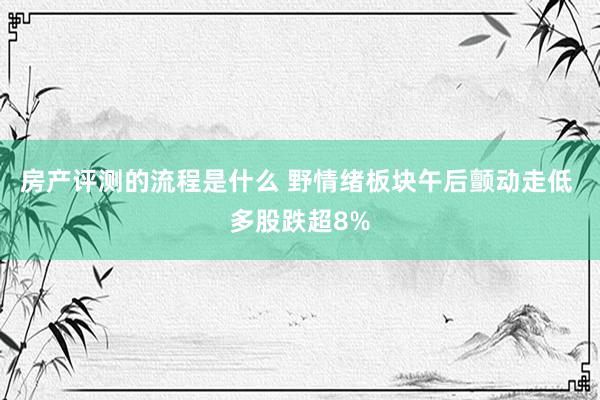 房产评测的流程是什么 野情绪板块午后颤动走低 多股跌超8%