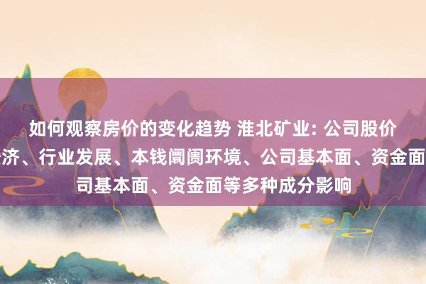 如何观察房价的变化趋势 淮北矿业: 公司股价波动受宏不雅经济、行业发展、本钱阛阓环境、公司基本面、资金面等多种成分影响