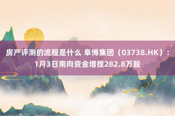 房产评测的流程是什么 阜博集团（03738.HK）：1月3日南向资金增捏282.8万股