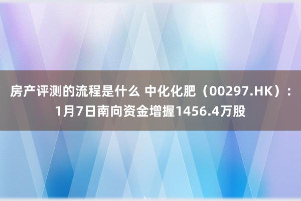 房产评测的流程是什么 中化化肥（00297.HK）：1月7日南向资金增握1456.4万股