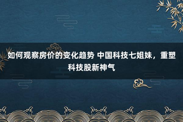 如何观察房价的变化趋势 中国科技七姐妹，重塑科技股新神气